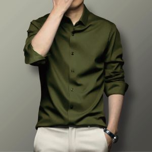 Olive micro shirt